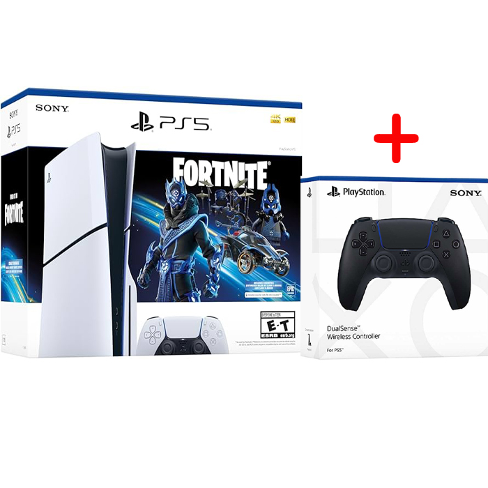 Konzola PlayStation 5 CDDISC Edition 1TB Slim Fortnite + Dualsense po Izboru